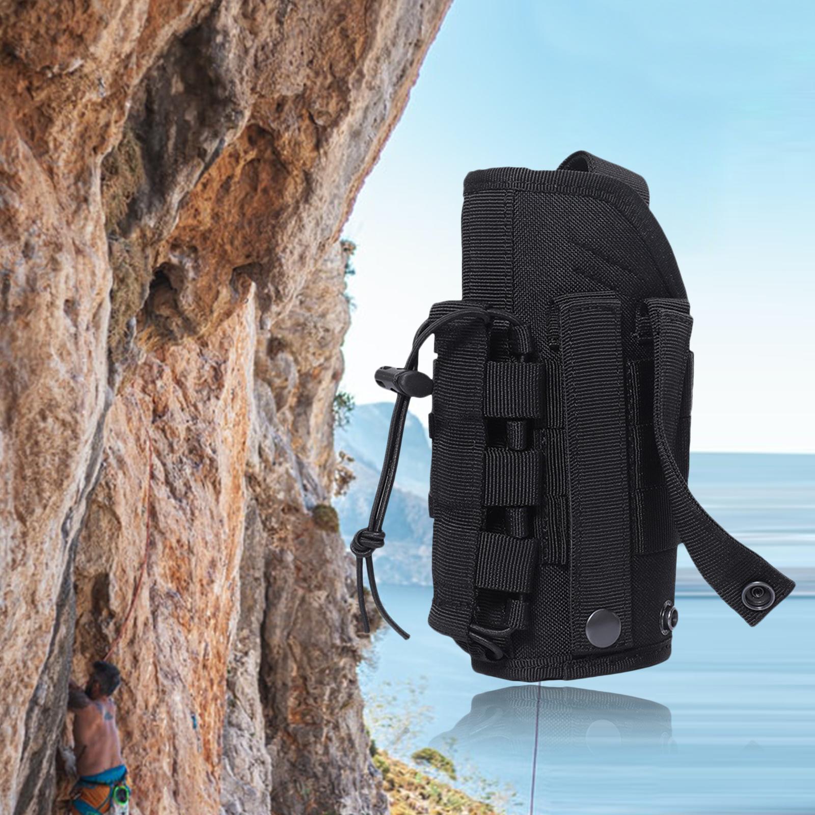 Adjustable Leg Holster Nylon Tactical Airsoft Holster w/ Magazine Pouch