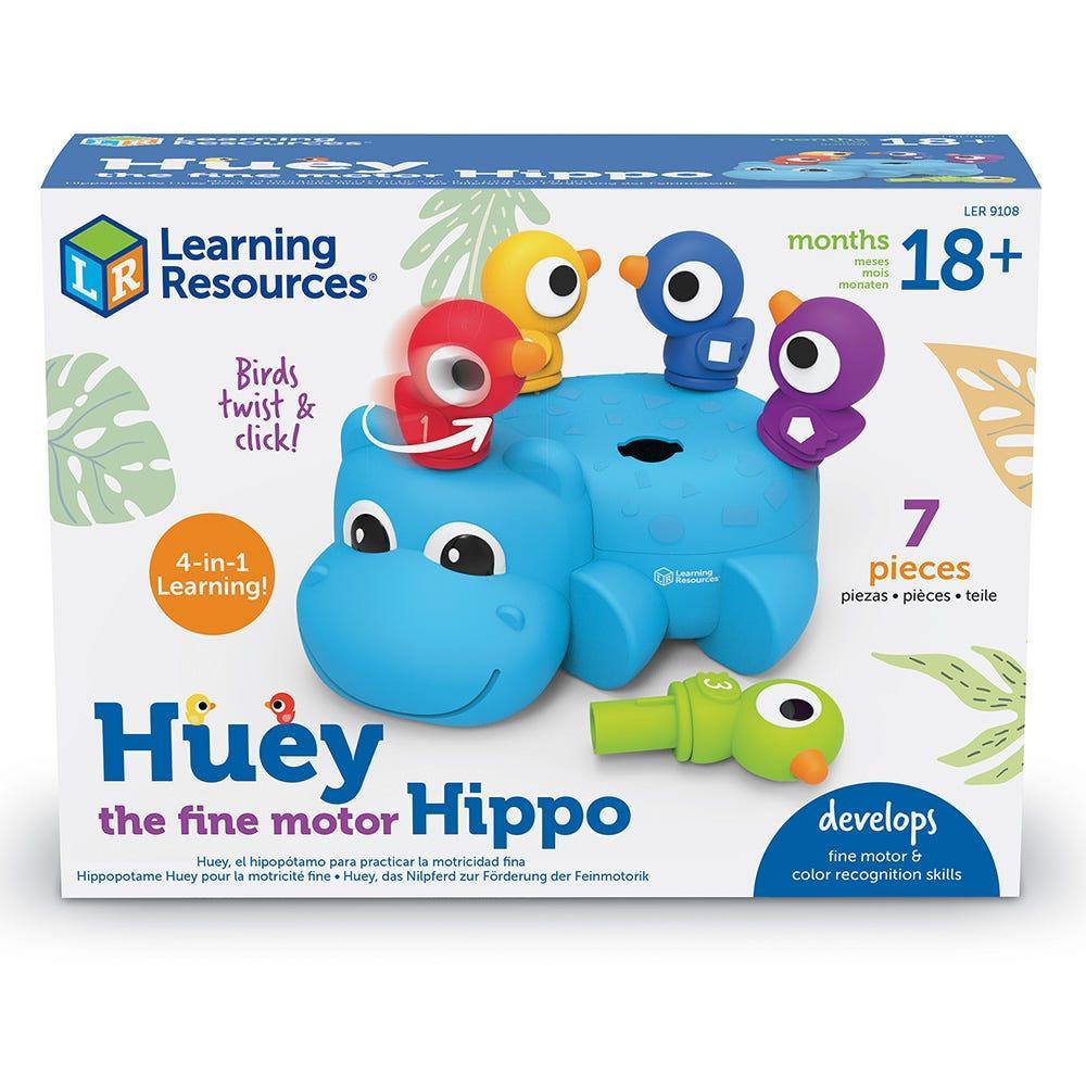 Bộ đồ chơi vận động tinh chủ đề hà mã - Huey The Fine Motor Hippo