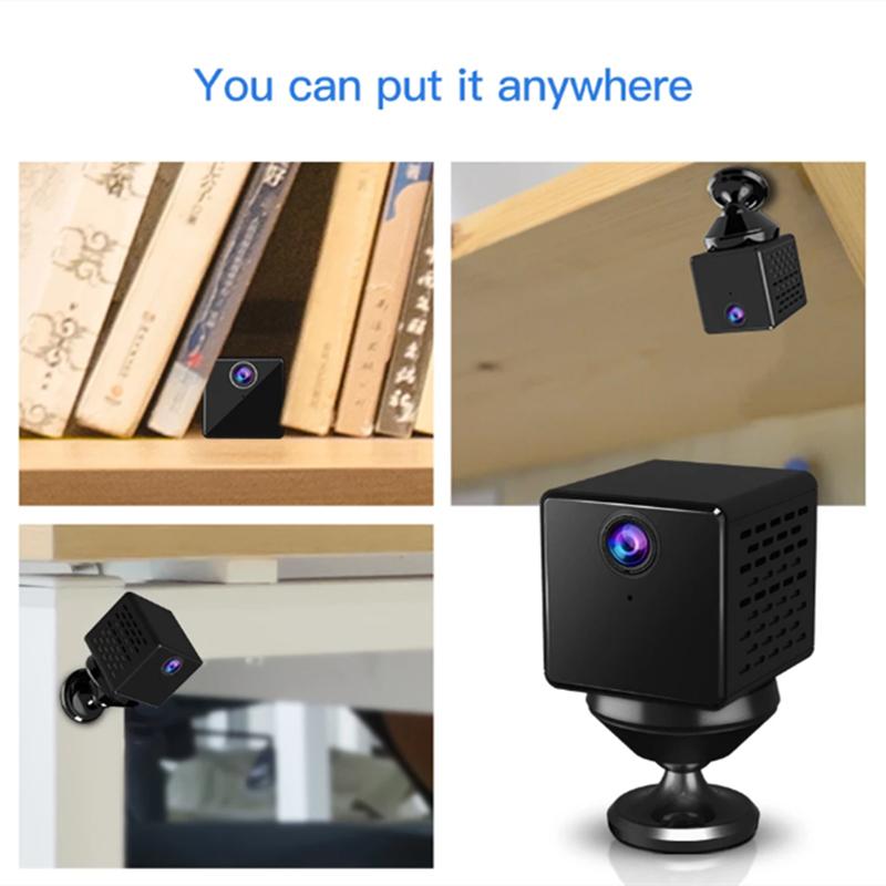 Camera wifi mini với pin 3MP 1080p bảo mật không dây máy quay phim vi mô ban đêm