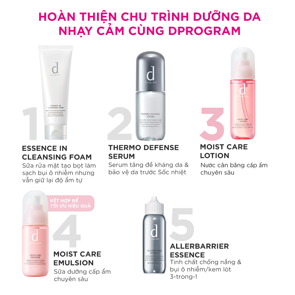 Nước Cân Bằng Cho Da Khô Nhạy Cảm d program Moist Care Lotion 125ml