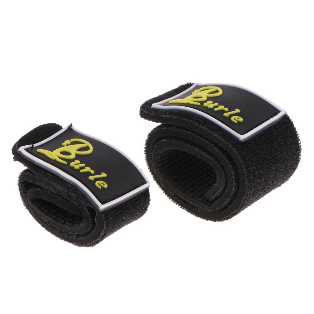 High Elastic Fishing Rod Tie Strap Safety Belt Wrap Band Fastener Black