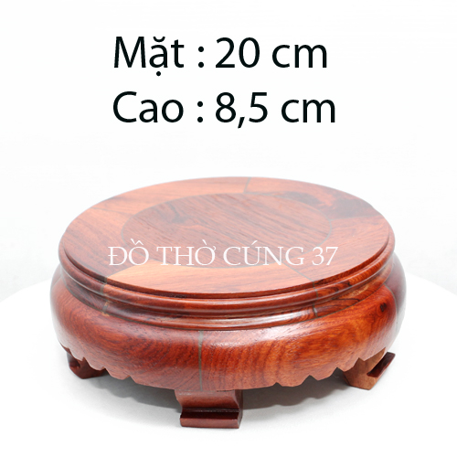 [ Cao 8,5 cm ] ĐẾ GỖ HƯƠNG - ĐỂ TƯỢNG PHẬT , BÁT HƯƠNG