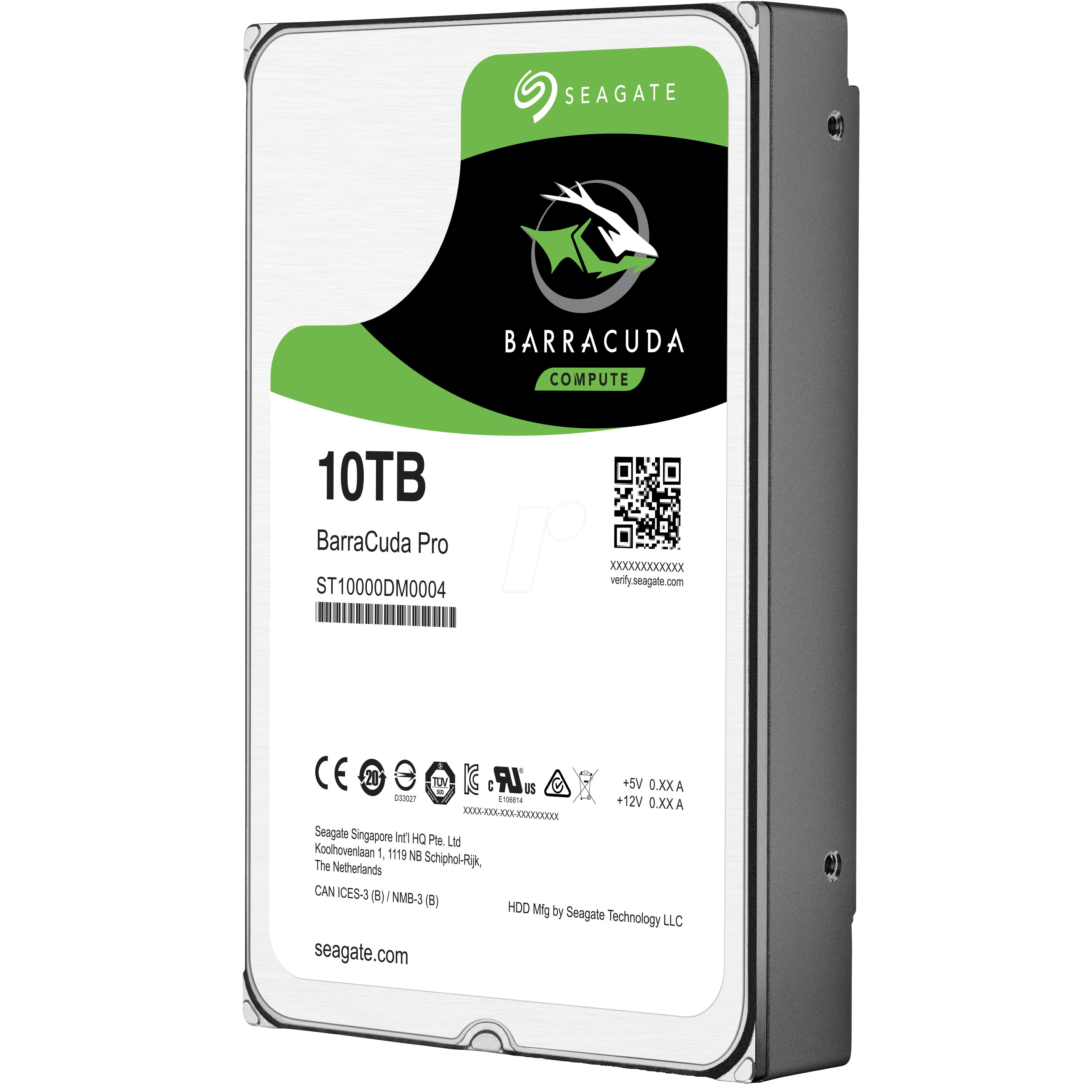 Ổ Cứng HDD Desktop Storage Seagate Barracuda Pro 10TB/256MB/3.5 7200RPM - ST10000DM0004 - Hàng Chính Hãng