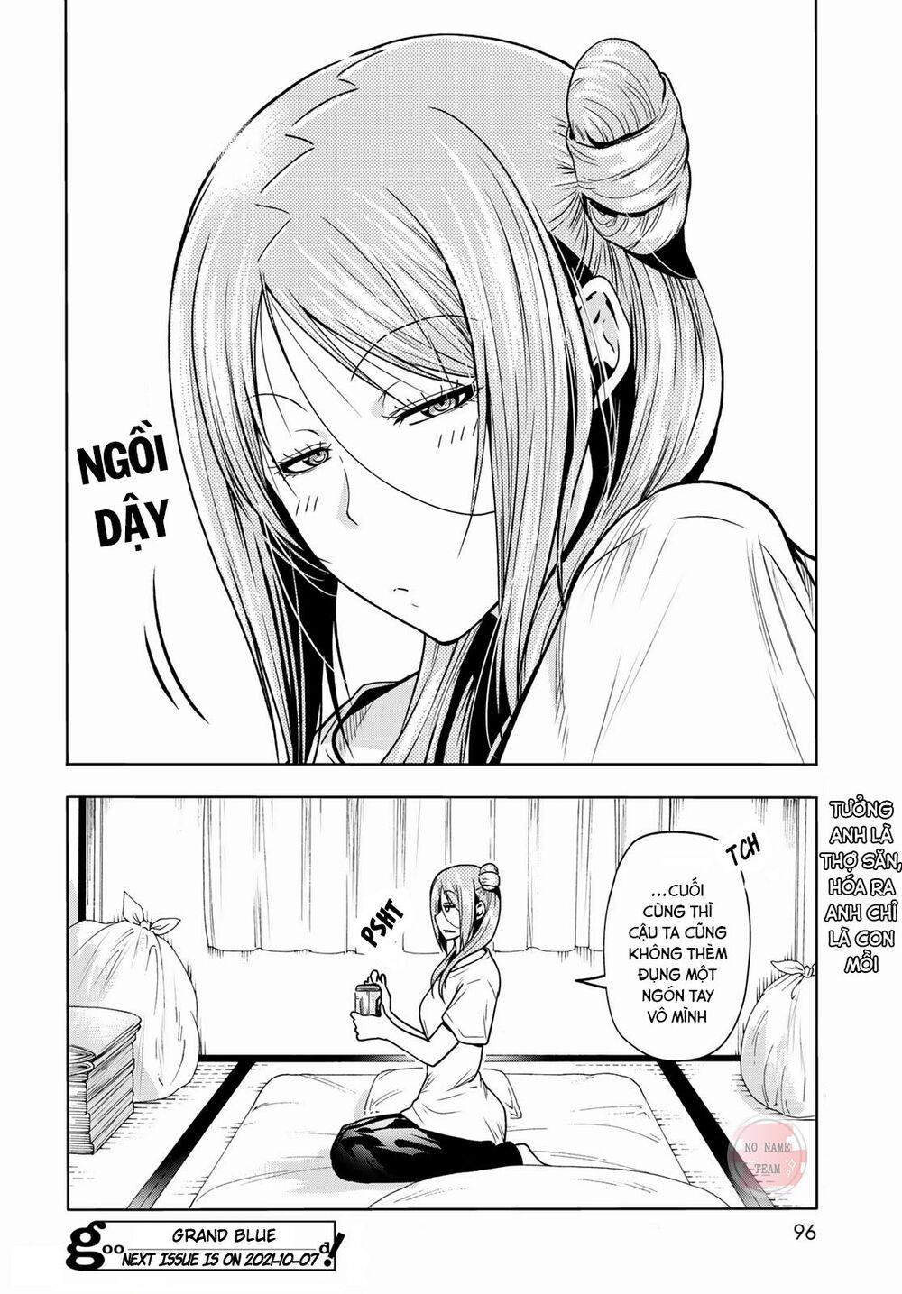 cô gái thích lặn - grand blue chapter 71.2 20