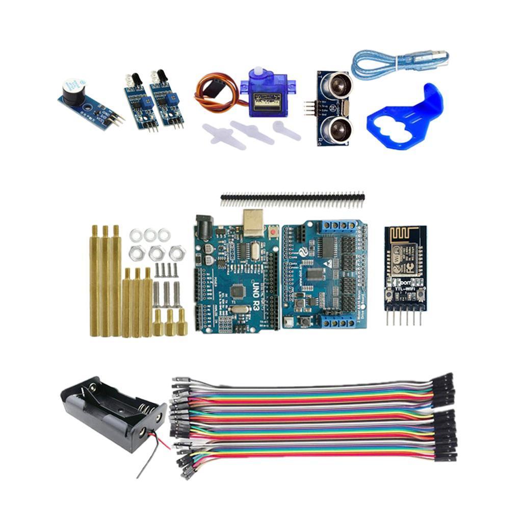 For  R3 Compatible Version USB cable Small Steering Gear Plastic Ultrasonic Bracket