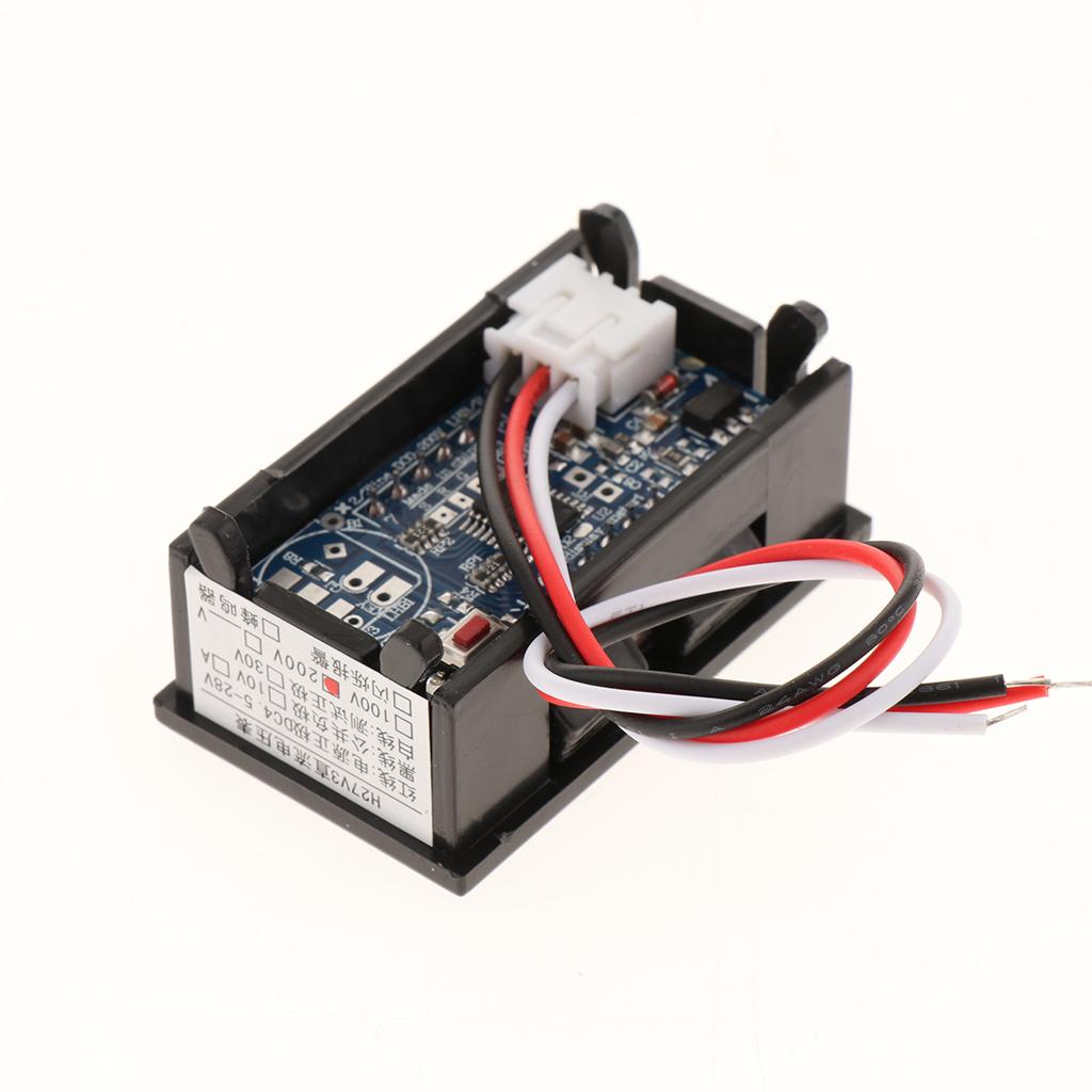 H27 LED Digital Voltage Meter Super 100V Voltmeter LCD Voltage Meter