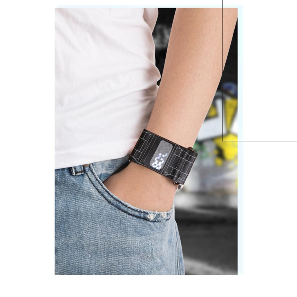 Digital Wrist Watch, Waterproof Paper Watch with Magnetic System for Men, Women, Boy, Girl and Kids. Lightweight Durable Creative Smart Watch