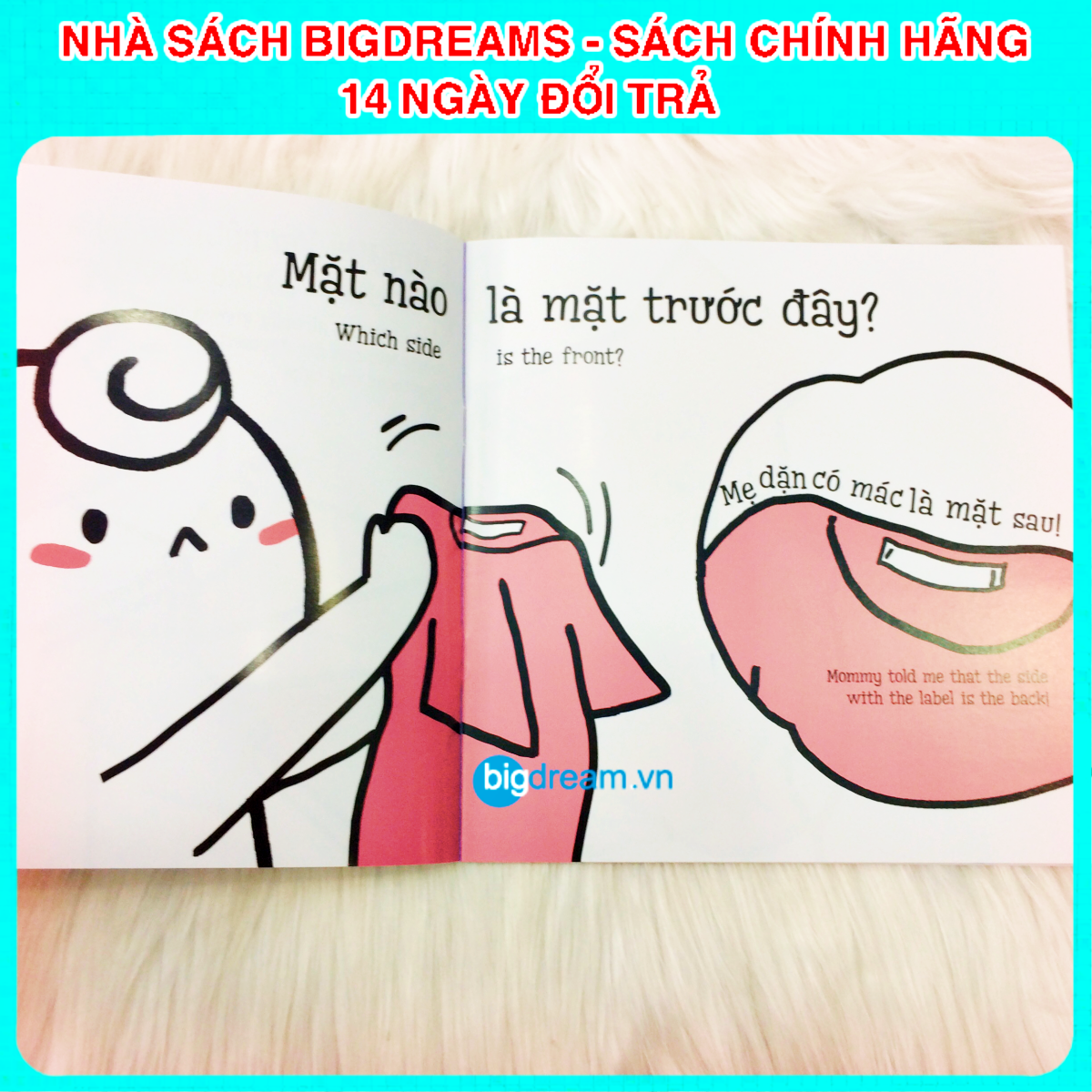 BẢN MỚI SONG NGỮ Miu Miu Tự Lập - Mặc Quần Áo Ehon Kĩ Năng Sống Cho Bé 1-6 Tuổi (Phần 1) Miu miu hiểu chuyện Miu bé nhỏ