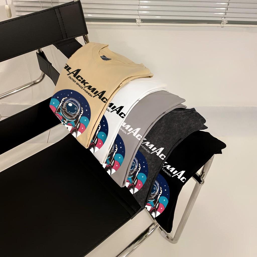 ÁO PHI HÀNH GIA ASTRONAUT - Áo thun cotton BLACKMIACK - Thun form rộng Unisex