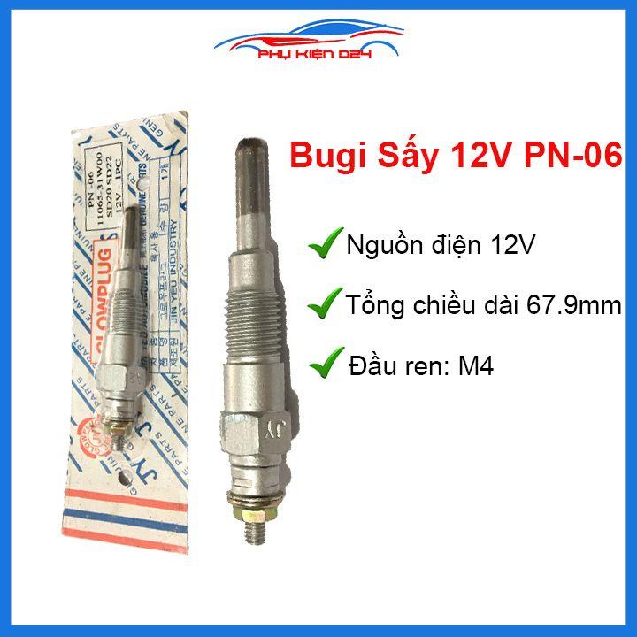 Bugi sấy, cuộn đánh lửa 12V PN-06 11065-31W00 SD20 SD22