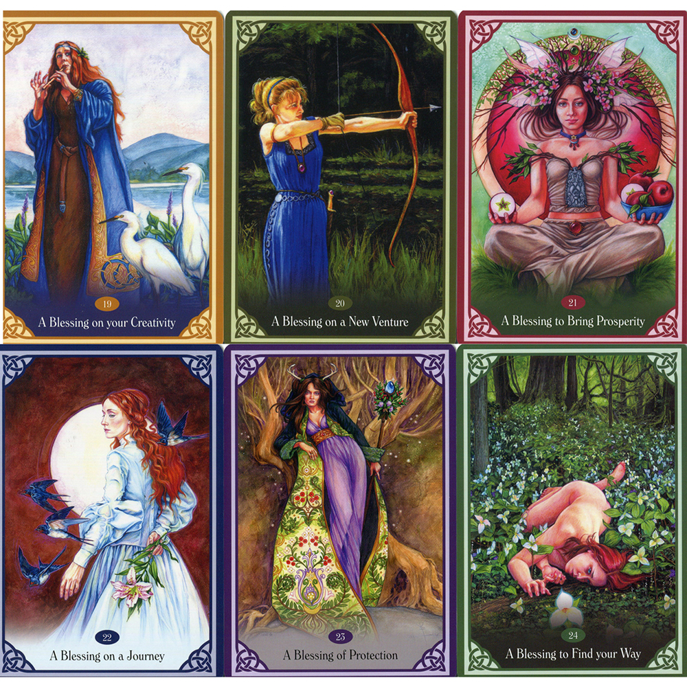 Bộ Bài Blessed Be Oracle By Lucy Cavendish