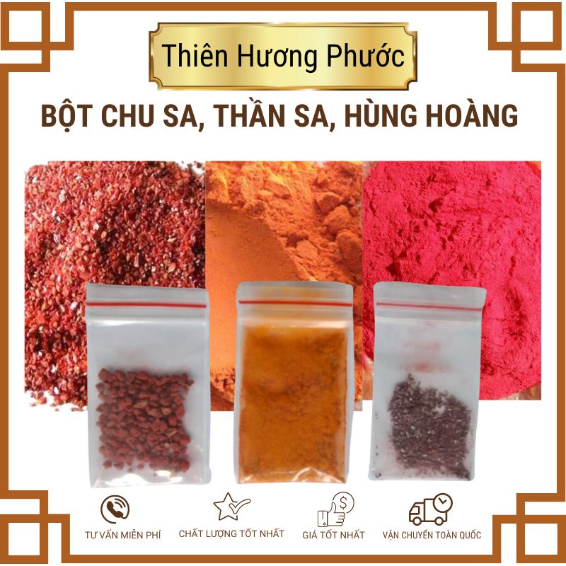 Chu sa thần sa hùng hoàng xông nhà, cửa hàng, quán tiệm do bán ế, nhiều âm khí