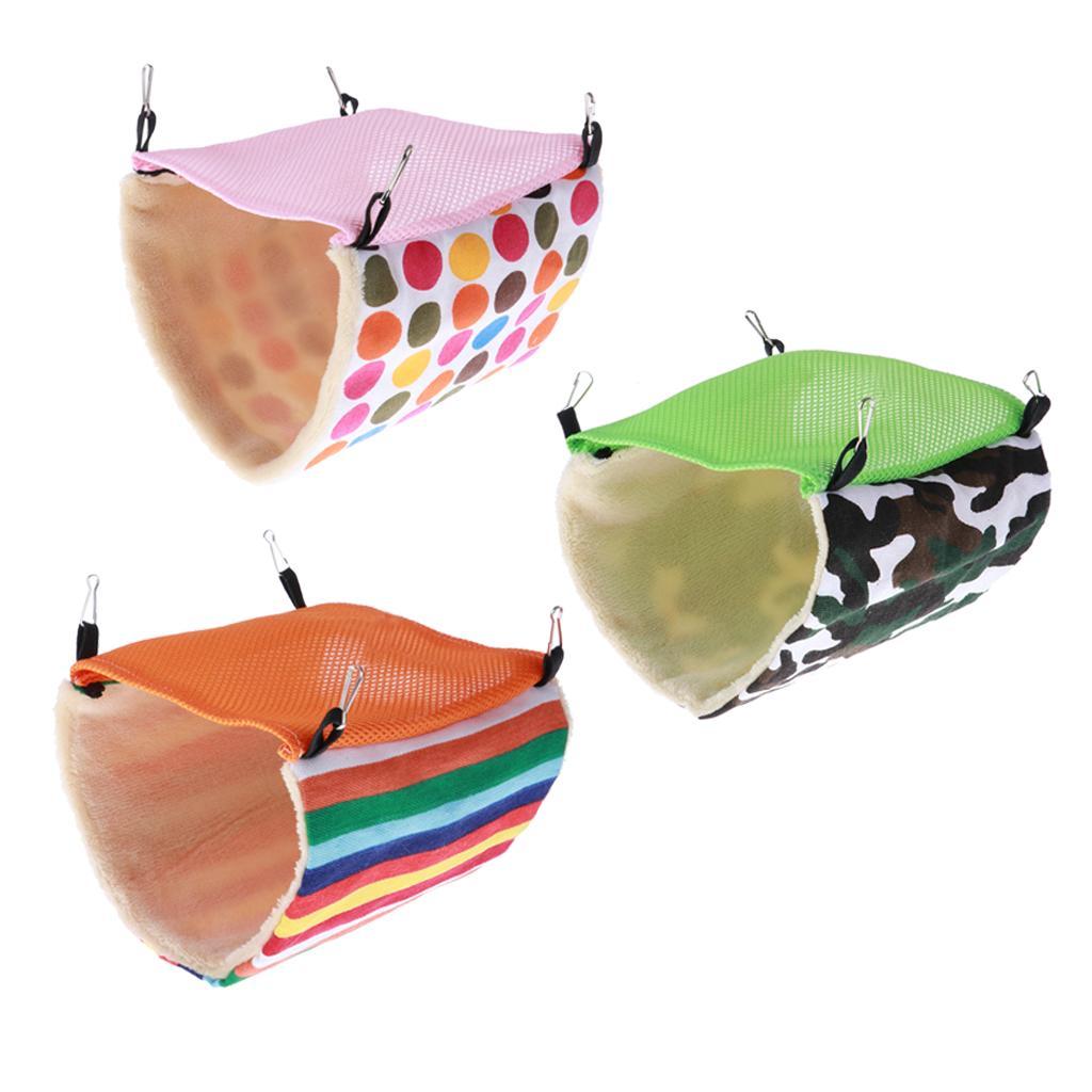 Small Animal Bedding Cage Accessories Hammock Hedgehog Squirrel Rat Green