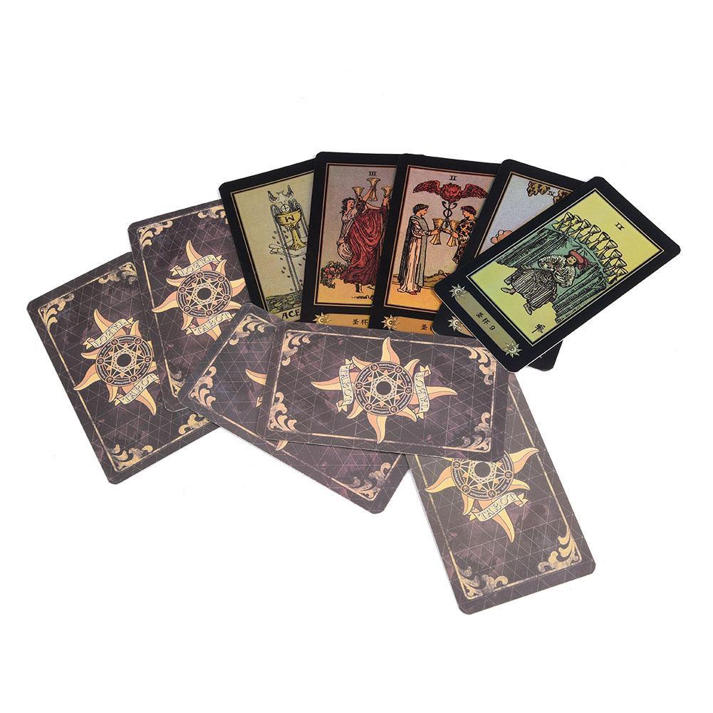 78pcs Tarot Cards Chinese and English Version Board Games