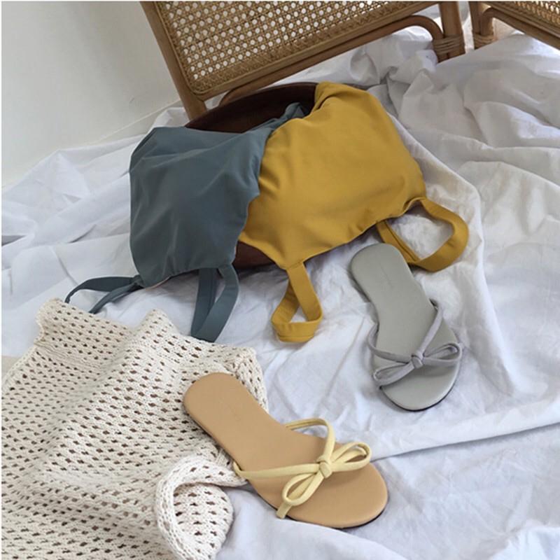 Bikini một mảnh basic áo kèm mút lót