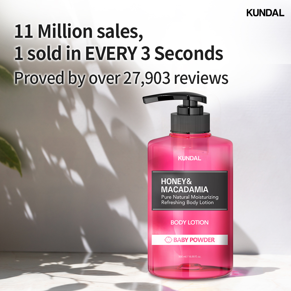 [KUNDAL] MUA 1 TẶNG 2 - Kem dưỡng ẩm cho cơ thể dung tích 500ml