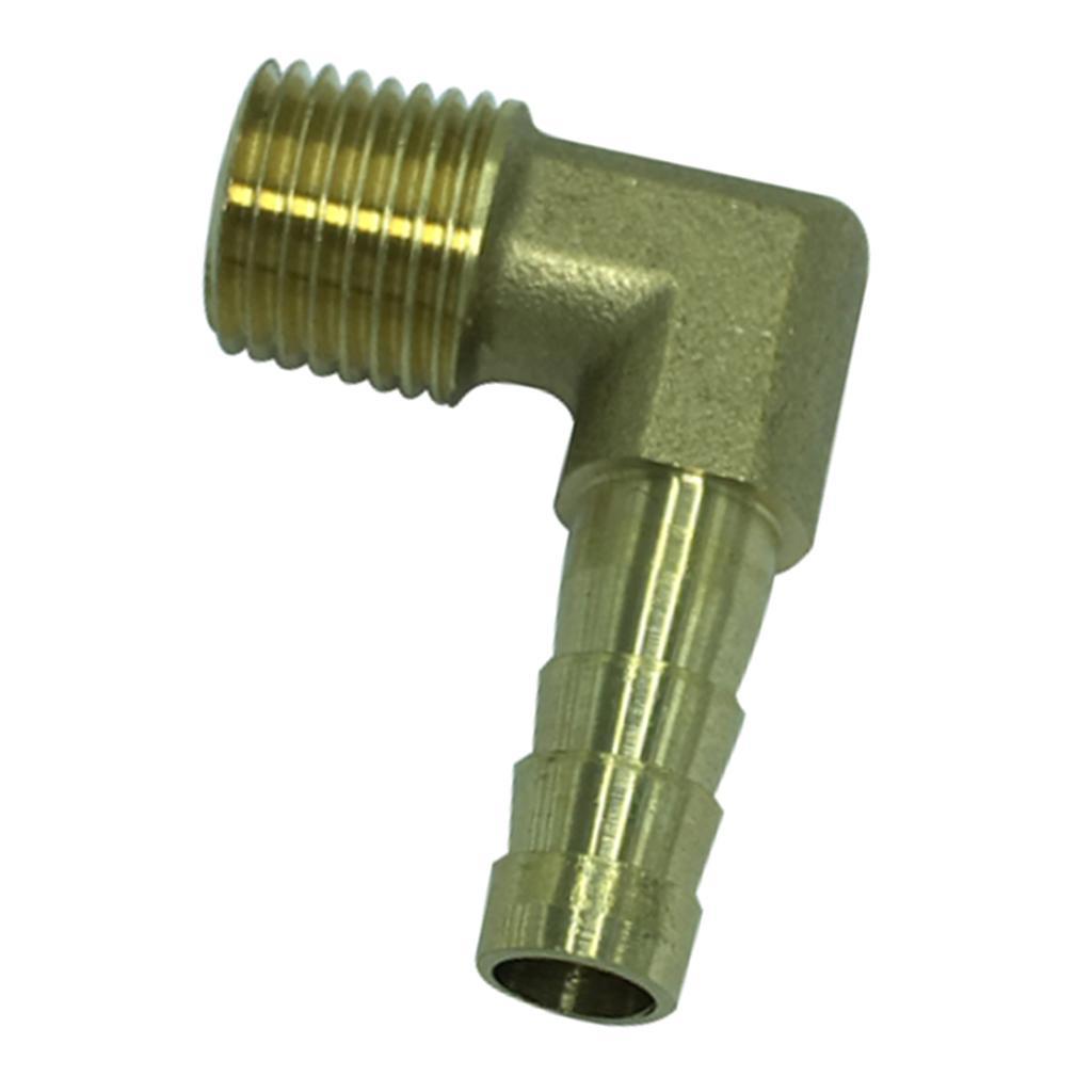 DN8 Brass Elbow Hose Connector Hose Connector, Male Thread