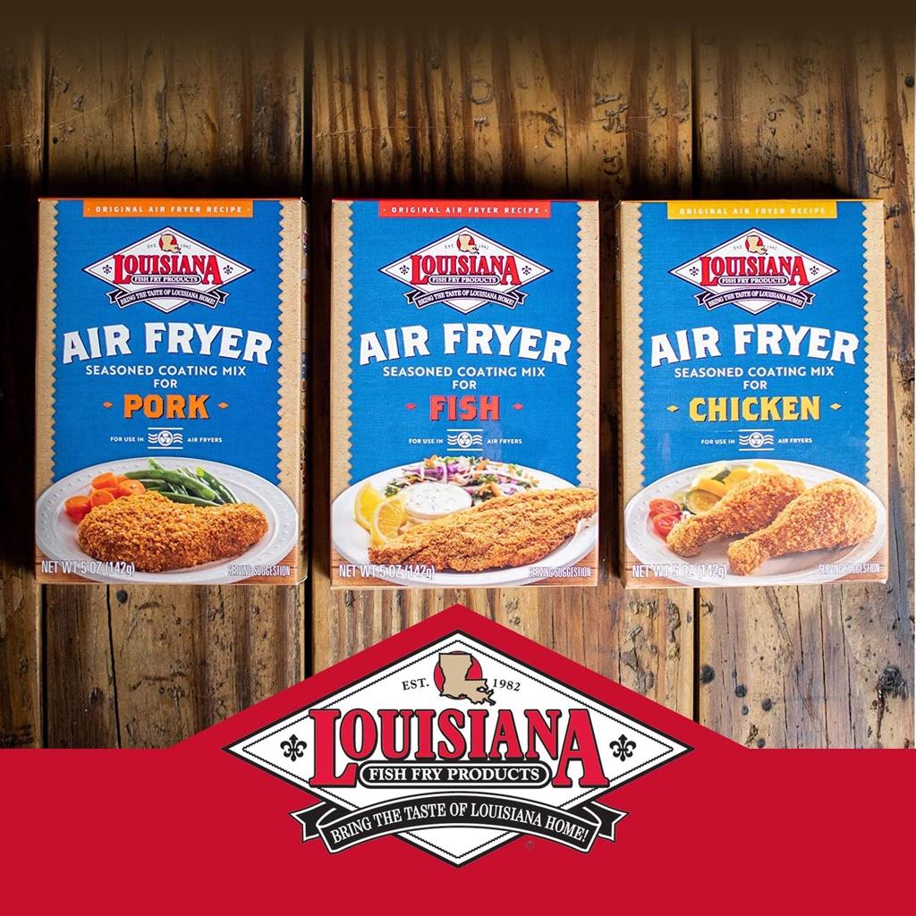 BỘT CHIÊN XÙ - CHIÊN GIÒN, HEO - DÙNG CHO NỒI CHIÊN KHÔNG DẦU Louisiana Air Fry - Pork, 142g (5 oz)