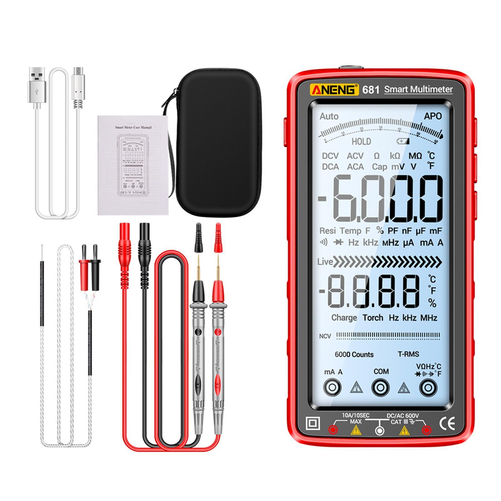 Digital Multimeter Electric meter Wide Measuring Multi Tester