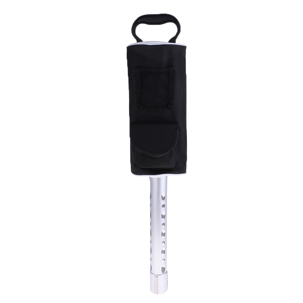 Portable Detachable Golf Ball Pick Up Shag Bag Retriever Collector with Pocket & Tee Holder