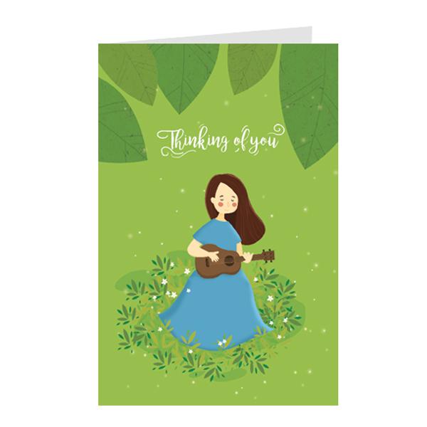 Thiệp thinking of you -  Thiệp Greenwood 10x15cm - DT05