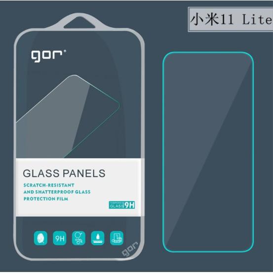 Bộ 2 kính cường lực Gor cho Xiaomi Mi 11 Lite 5G NE vát cạnh 2,5D Hàng nhập khẩu