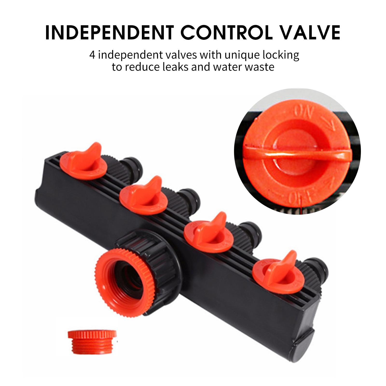 Bộ Chia Vòi Nước Với 4 Vòi Riêng Lẻ