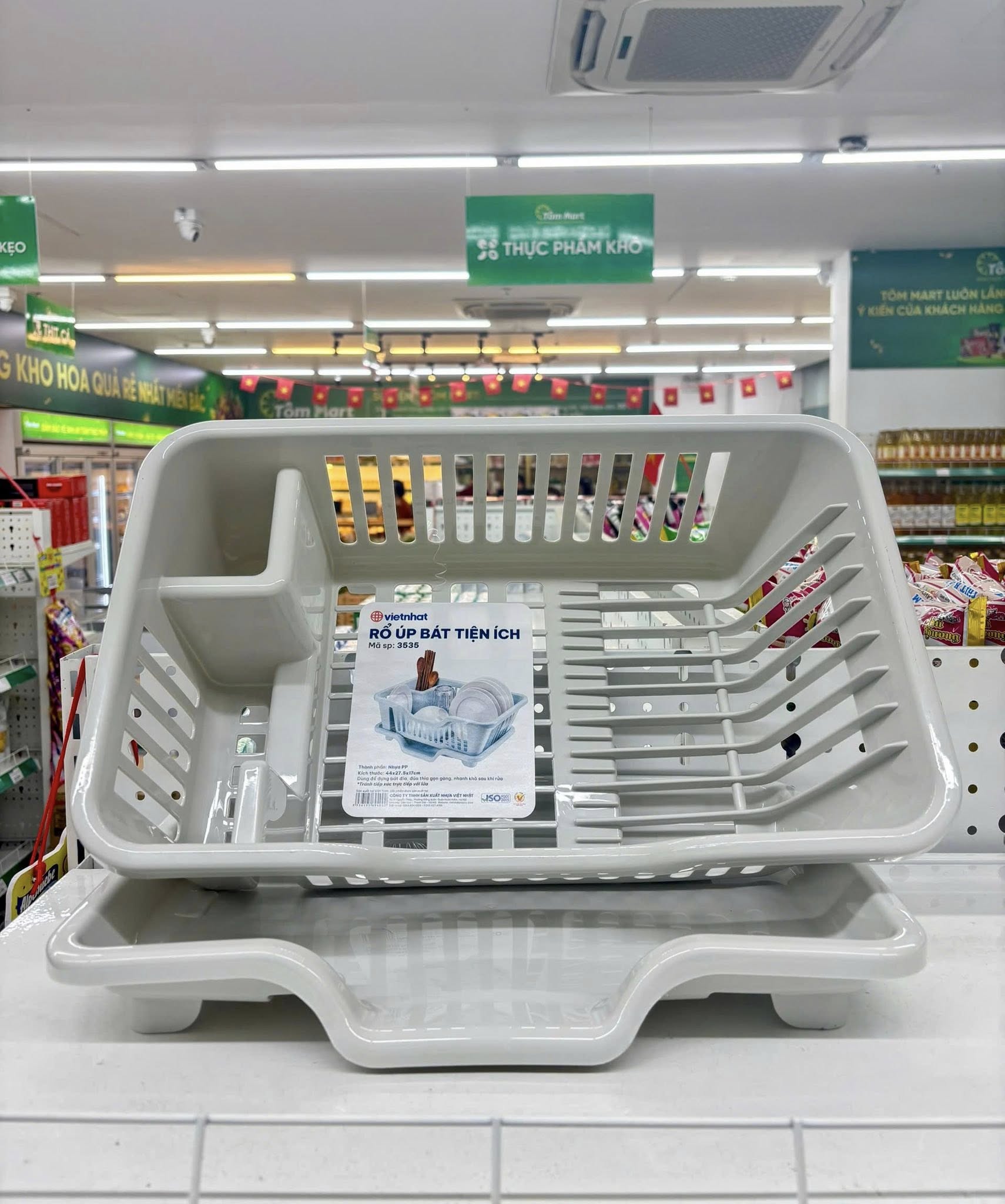 Rổ Úp Chén Bát Tiện Ích Việt Nhật (3535) - Việt Nhật Plastic