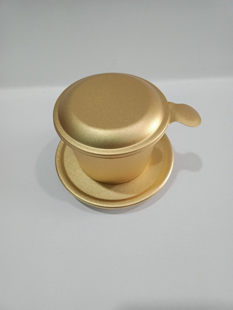 Combo: cà phê hạt rang Arabica + bột kem pha cà phê + phin cà phê cao cấp