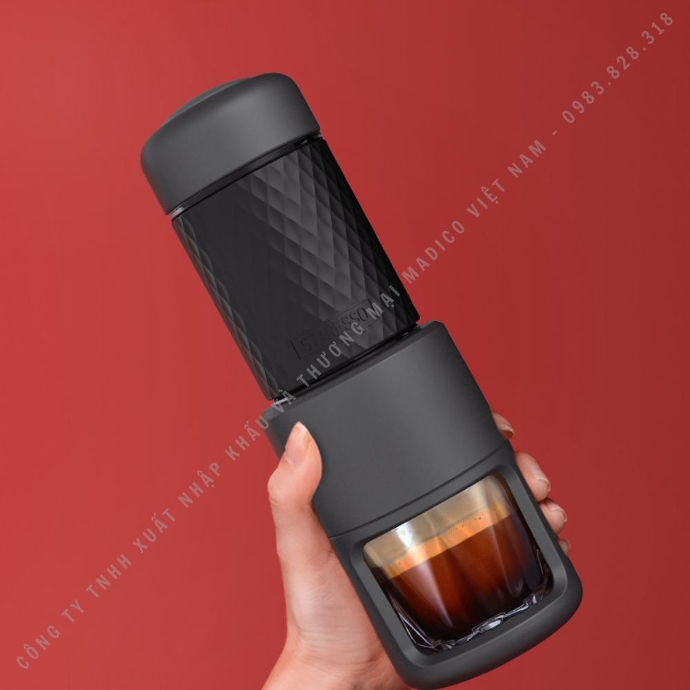 Máy pha cà phê cầm tay mini STARESSO SP-200 pha chế các loại espresso, capuchino, Bản mới nhất 2022 - Hàng nhập khẩu