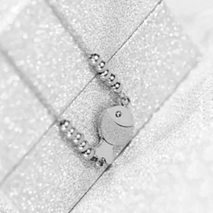 Dây chuyền nữ titan thời trang mặt con cá phan cát thép không gỉ trangsucpt có 3 màu sắc DCNUT66