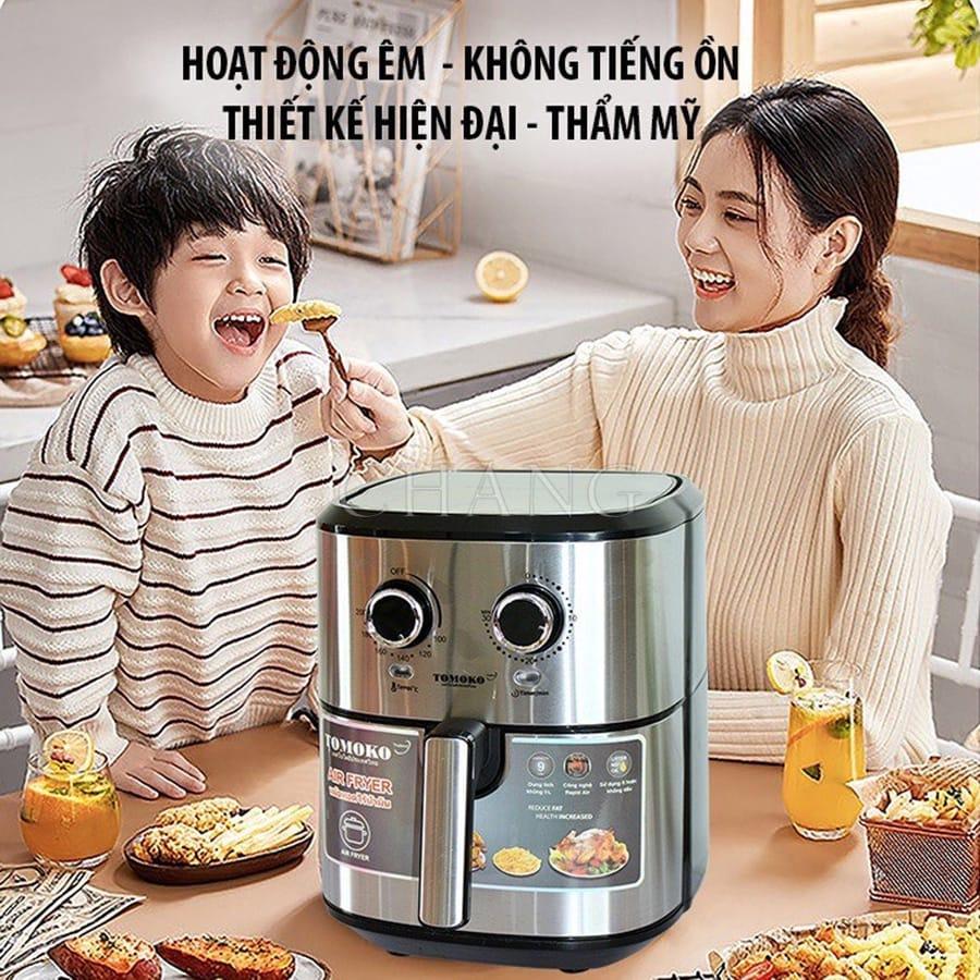 Nồi Chiên Không Dầu Dung Tích Lớn TOMOKO 9L Thái Lan An Toàn Sức Khỏe