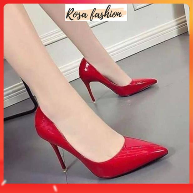 Giày Cao Gót 10P - Sang chảnh Quý Phái - 4 màu full size 34-39