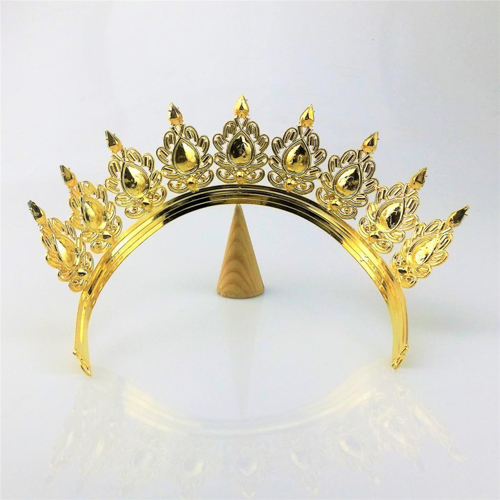 Bridal Rhinestone Crystal Hair Tiara Wedding Crown Veil Headband Headpiece