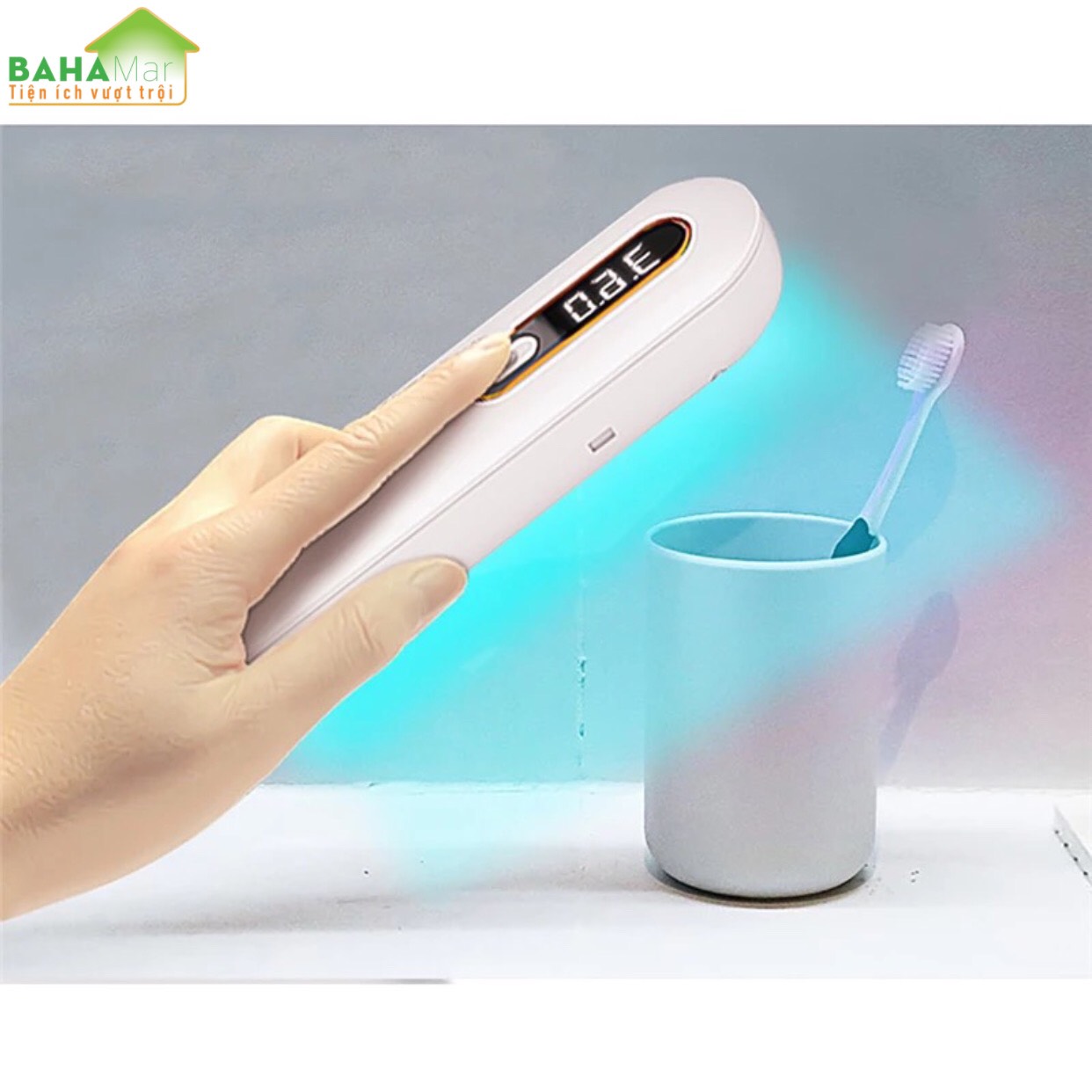 HỘP THANH LỌC KHỬ KHUẨN ĐỒ DÙNG, ĐỒ CHƠI, ĐỒ LÓT BẰNG ĐÈN OZONE VÀ TIA UV "BAHAMAR" có hai chức năng tinh lọc tia cực tím và ozone, thanh lọc khả năng mạnh hơn, cho bạn bảo vệ kép.