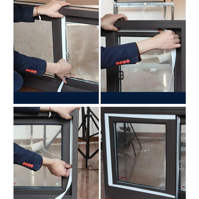 Ron dán cửa 3M chống bụi, nước và côn trùng size 25mm - 10mét - màu trong