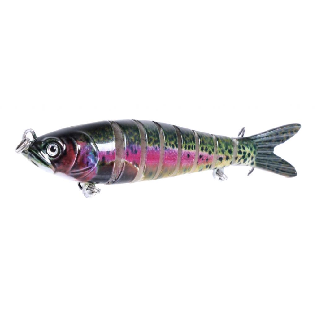 Artificial Fishing Swim Bait Simulate Life-like Multi Jointed Fish Lure