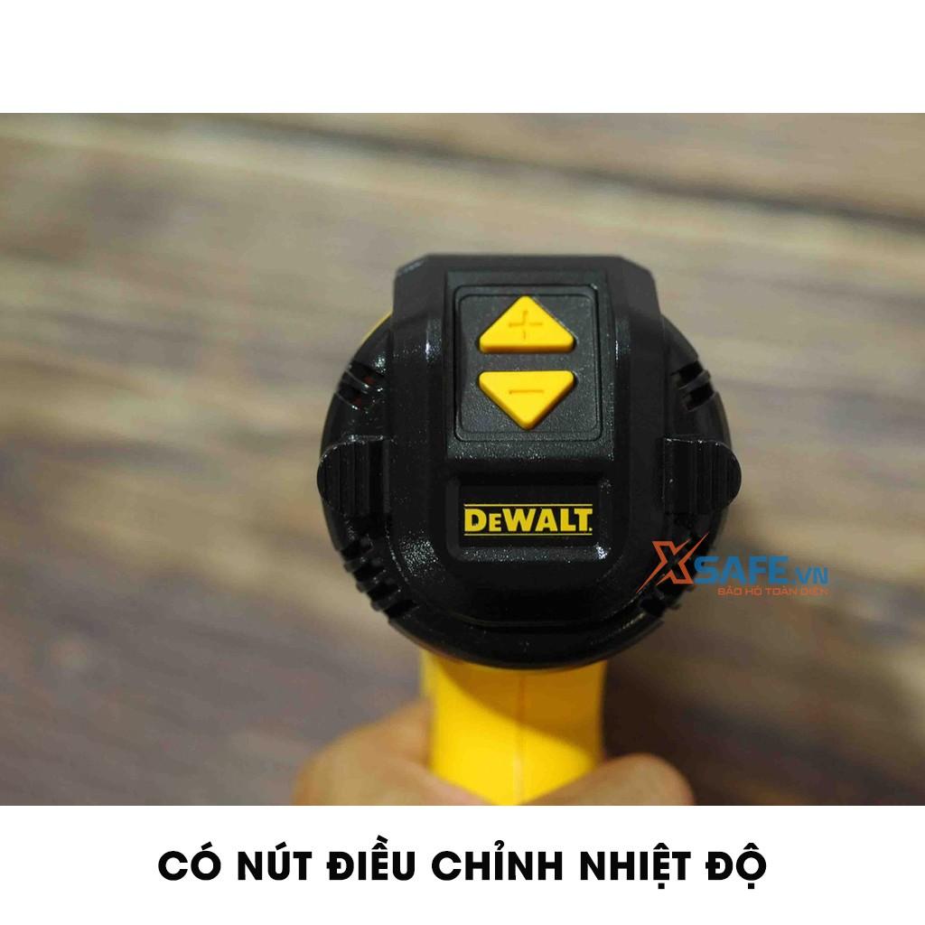 Máy khò nhiệt thổi hơi nóng Dewalt D26414-B1 có màn LCD - Chính hãng