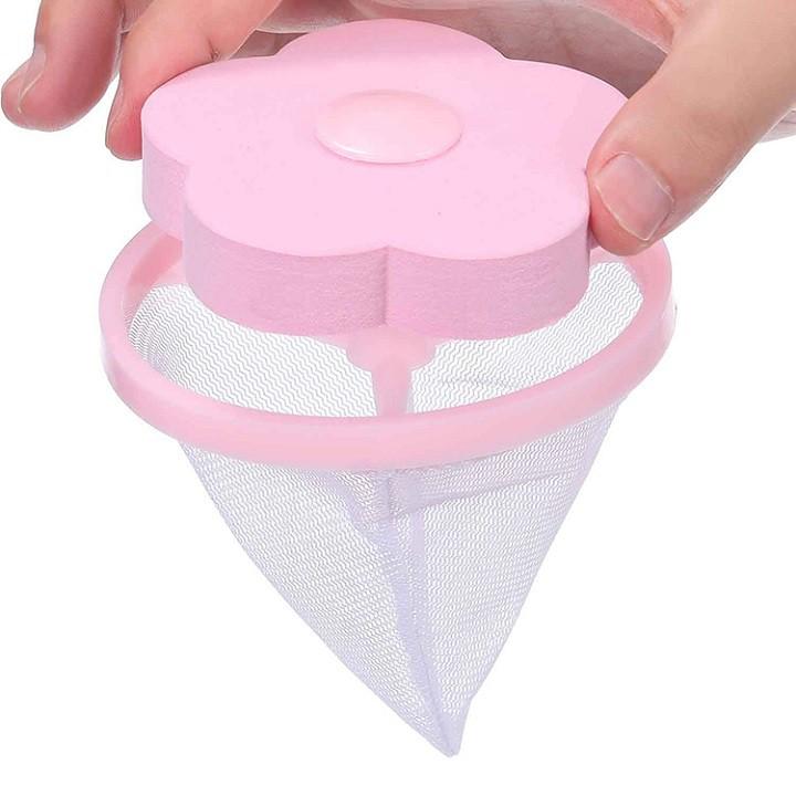 Phao lọc rác và cặn bã trong máy giặt hình bông hoa