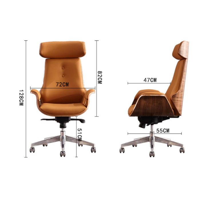 Ghế Giám Đốc Lưng Cao Xoay 360 Độ Hiện đại sang trọng - Ghế Làm Việc Văn phòng Công Thái Học Tiện lợi đa năng cao cấp GHP046