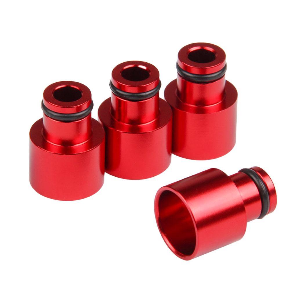 8pcs Fuel Injector Adapters Replace for Car Blue Red