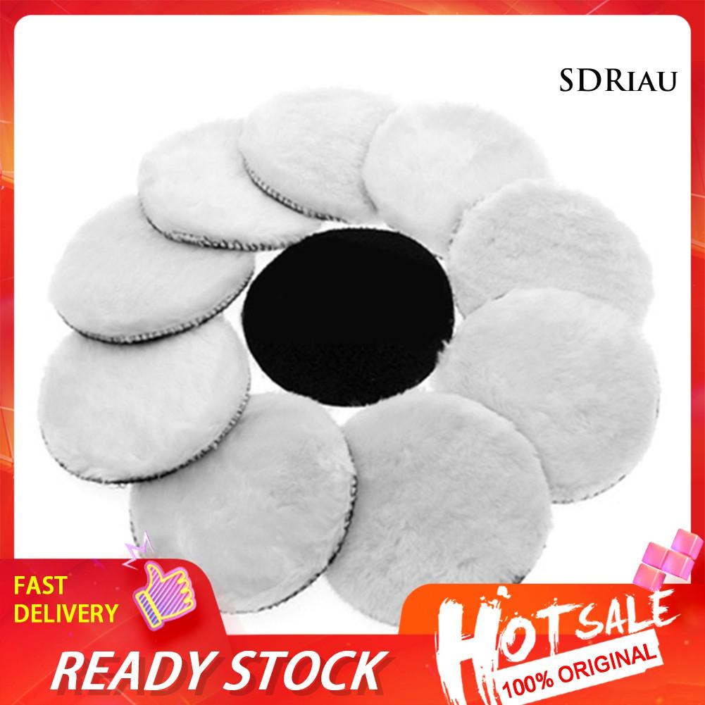 Bộ 10 Miếng Mút Đánh Bóng Xe Ô Tô 125mm