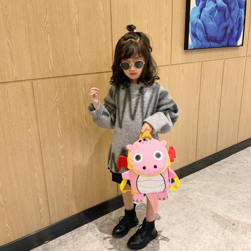 Chống Mất Hoạt Hình Trẻ Em Ba Lô Cho Bé Mẫu Giáo Schoolbag Khủng Long Kid Ba Lô Trẻ Em Học Túi Cô Gái Bé Trai Ba Lô