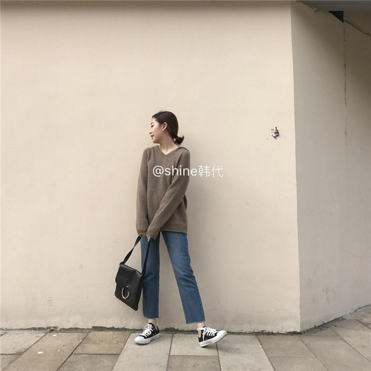 MS339 Áo hoodies len nữ có mũ
