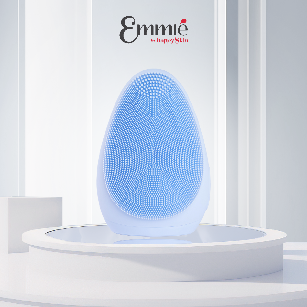 Máy rửa mặt Emmié by Happy Skin Premium Cleansing Brush – Sky Blue