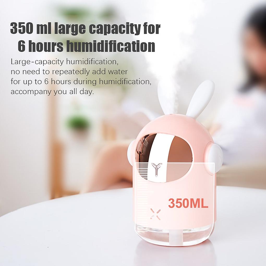 Máy Phun Sương Tạo Ẩm 2w Usb 300ml Hình Hoạt Hình Dễ Thương