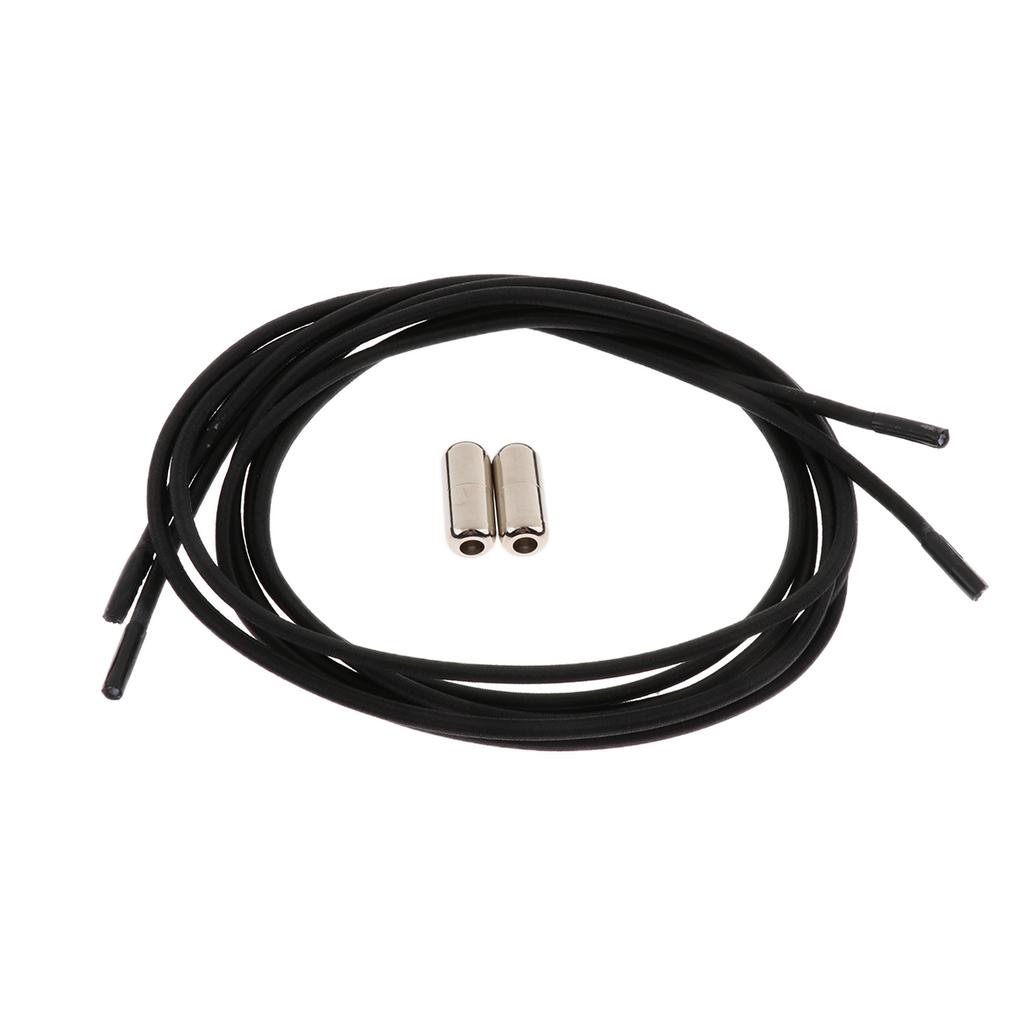 2pcs/Set Unisex Shoe Laces Elastic Rubber Shoelaces Elastics