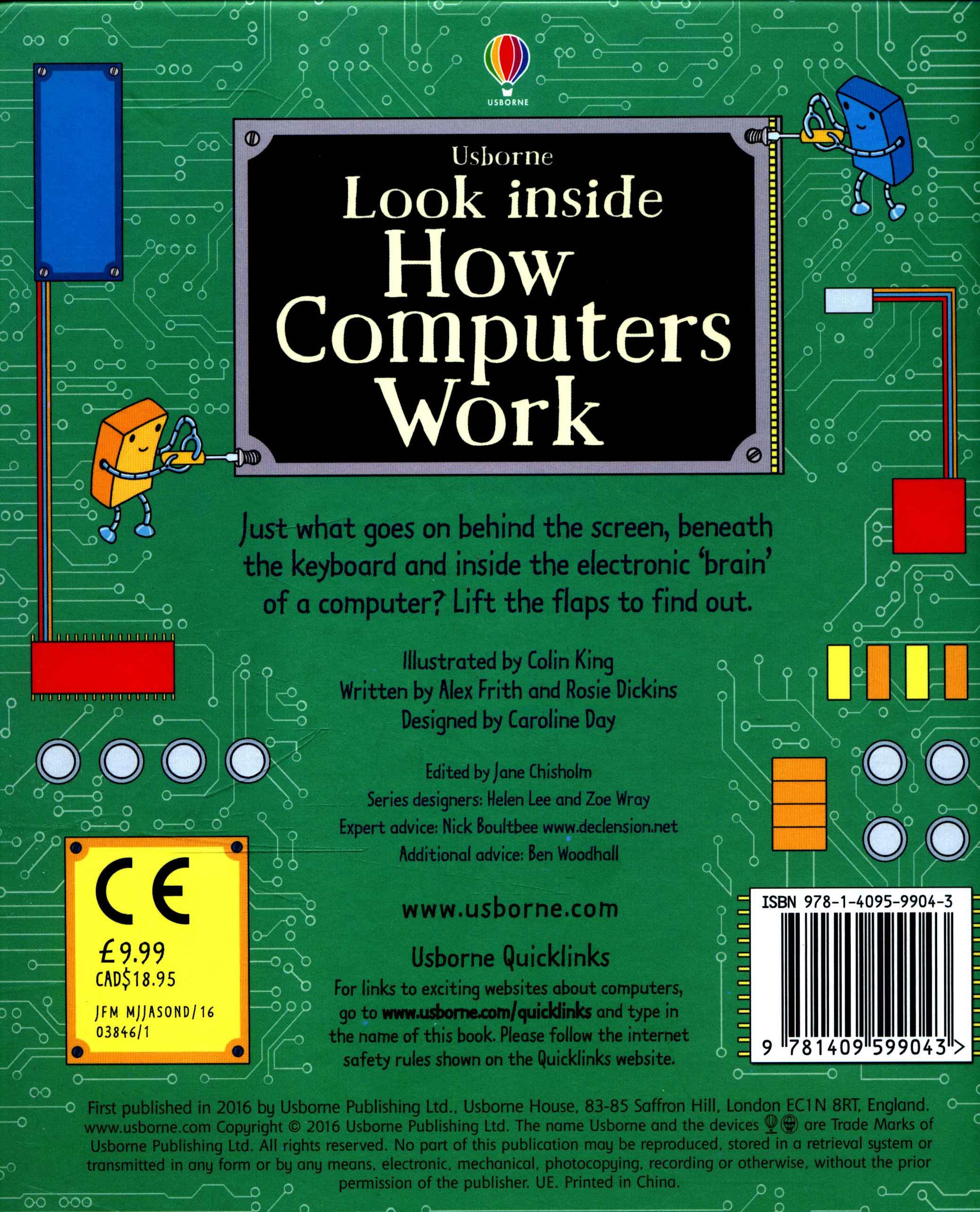 Sách tương tác tiếng Anh - Usborne Look inside How computers work