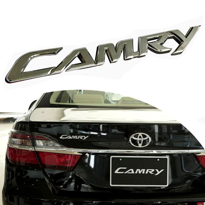 Tem Logo Nổi CAMRY Dán Trang Trí Xe