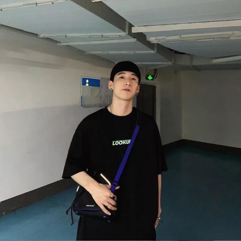 Áo thun stee form rộng tay lỡ in Phản Quang LOOKUNStudio trumunisex aothununisex aophongnam